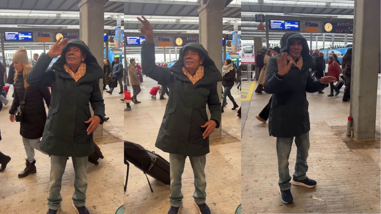 Saina Nehwal Dance on FA9LA song like Akshaye Khanna at airport with father Harvir Singh Nehwal