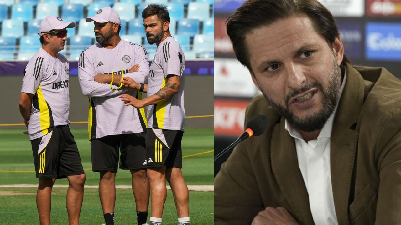 Shahid Afridi attacks Gautam Gambhir, calling Rohit Sharma and Virat Kohli Team India backbone