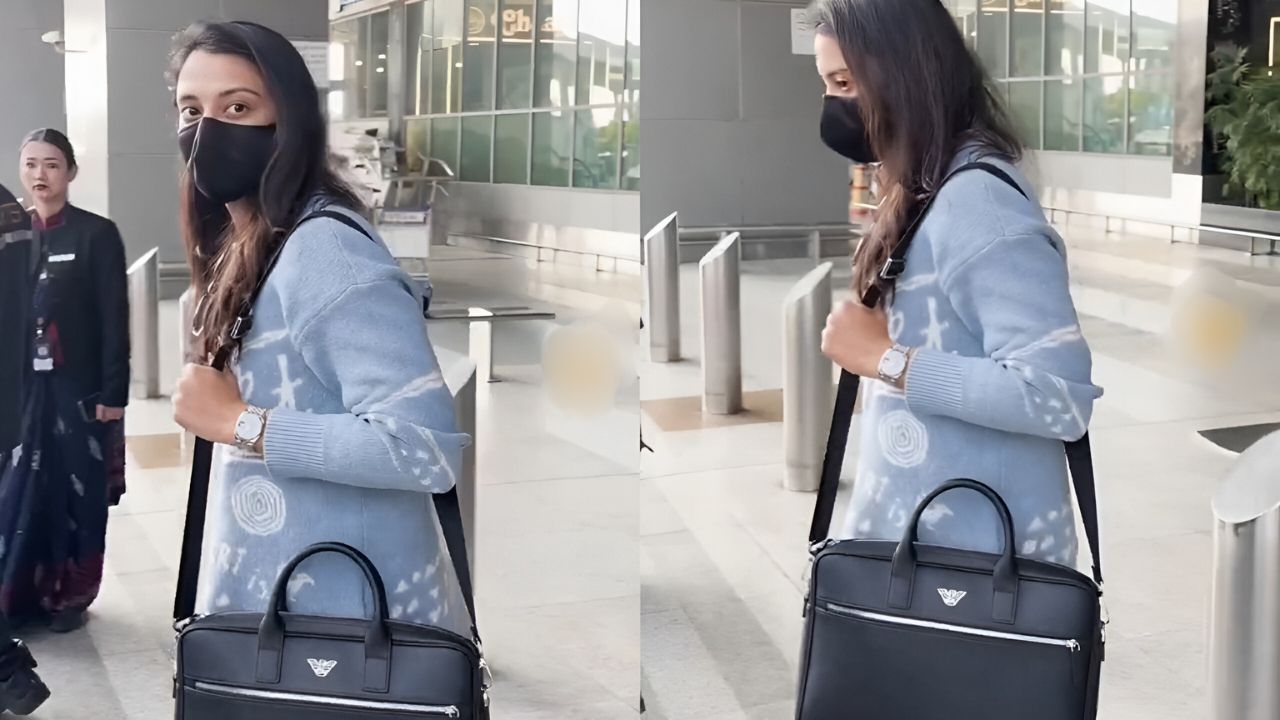 Smriti Mandhana first public appearance after her wedding was cancelled with Palash Muchhal