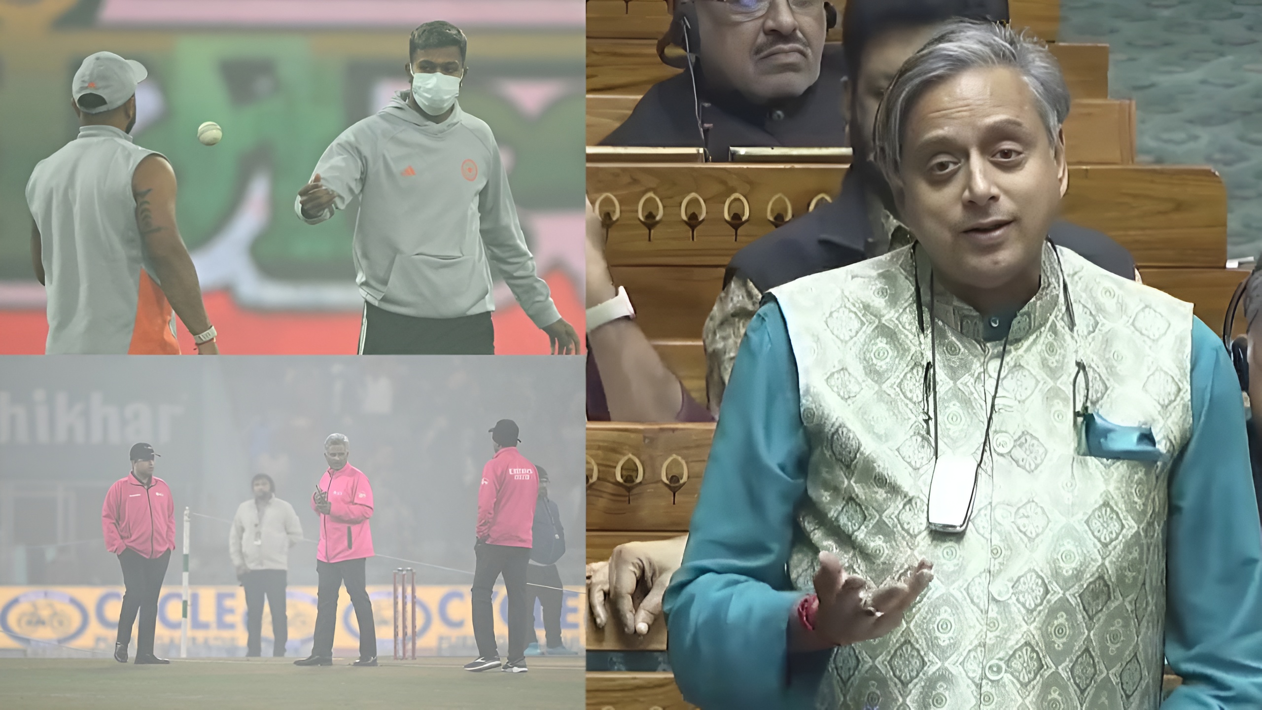 Shashi Tharoor on IND vs SA 4th T20I Abandoned Due To Fog In Lucknow
