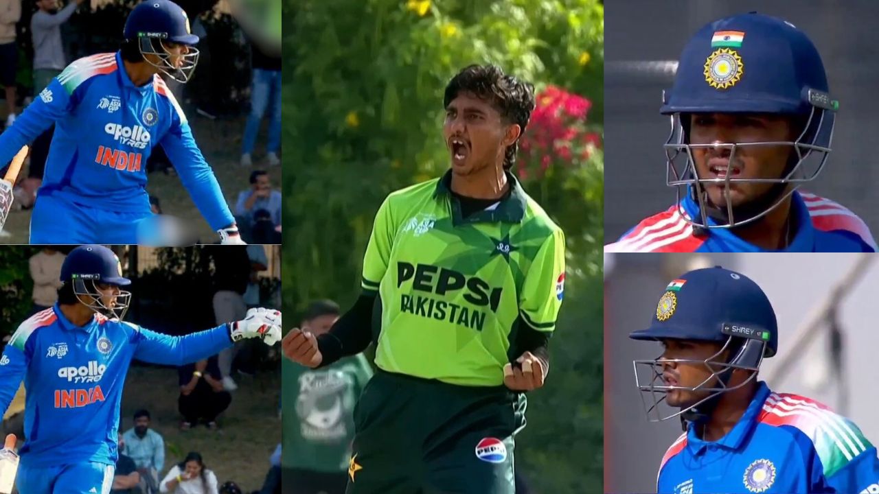 Pakistani bowler clashed with Vaibhav Suryavanshi and Ayush Mhatre during U19 Asia Cup 2025 final IND vs PAK