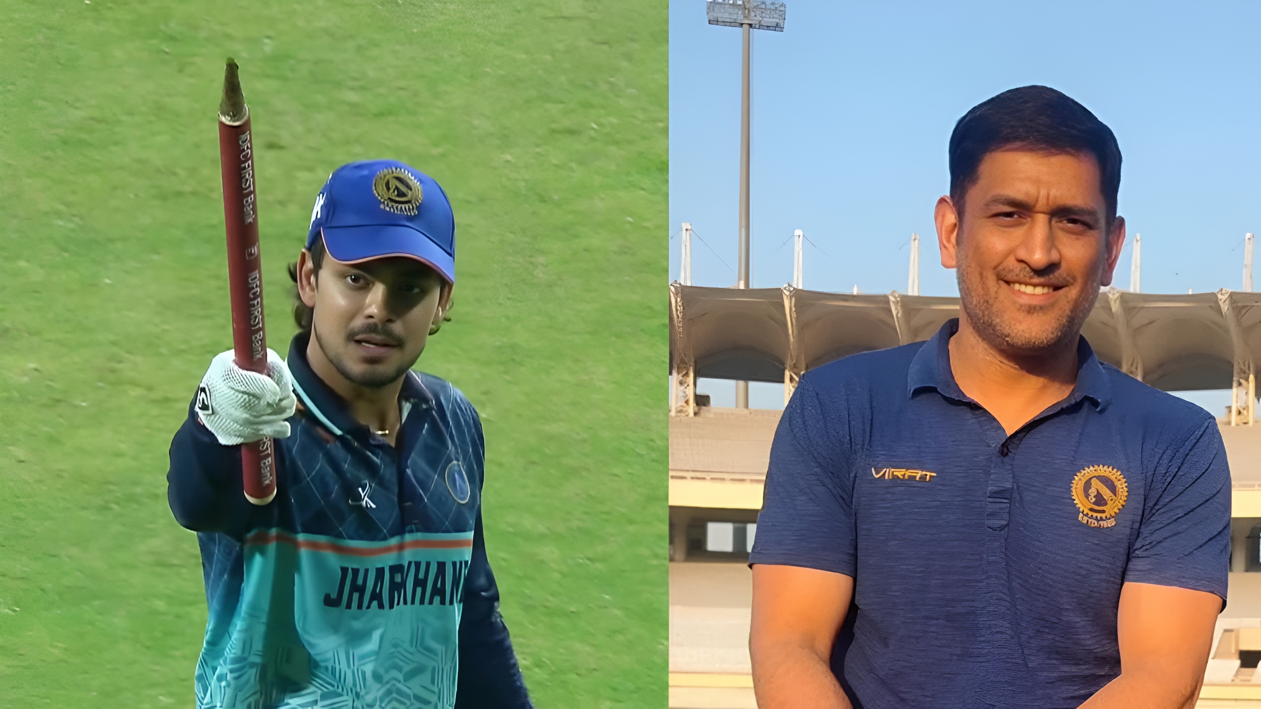 Shahbaz Nadeem reveals MS Dhoni strategy behind Ishan Kishan team Jharkhand's first SMAT win