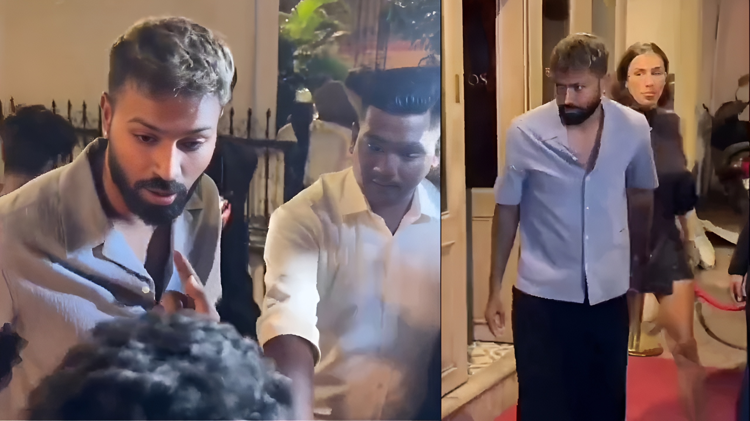 Fan misbehave with Hardik Pandya in front of girlfriend Mahieka Sharma