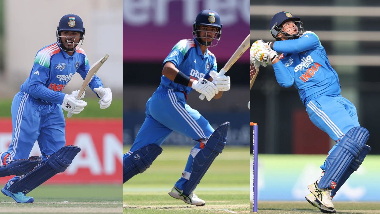 Ayush Mhatre, Vihaan Malhotra and Vaibhav Suryavanshi