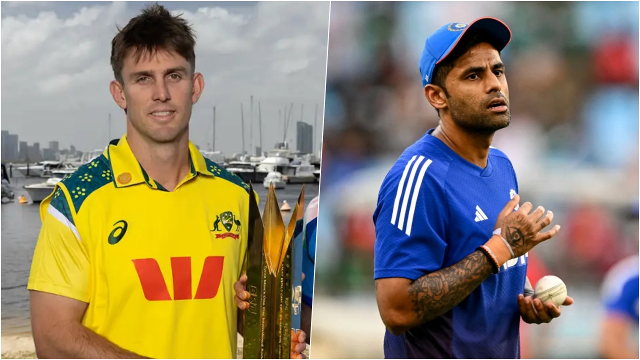 Suryakumar Yadav And Mitchell Marsh IND Vs AUS