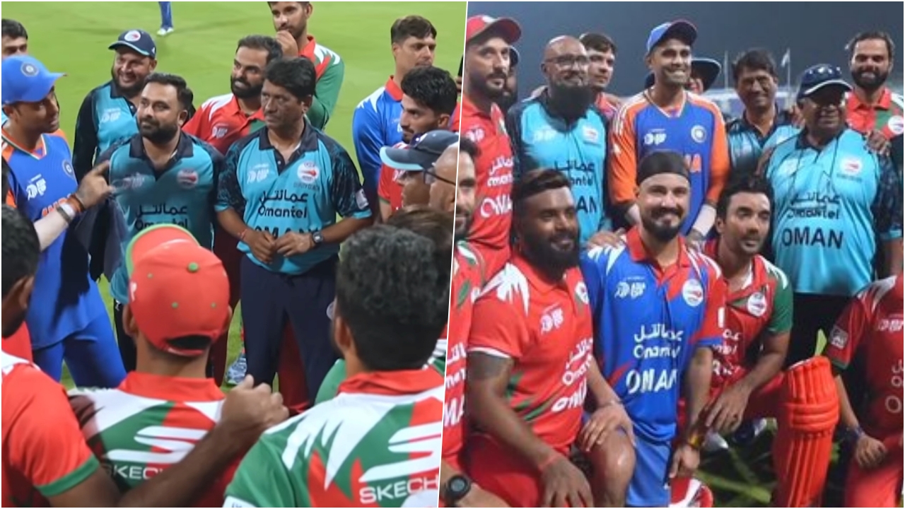 Suryakumar Yadav With Oman Players
