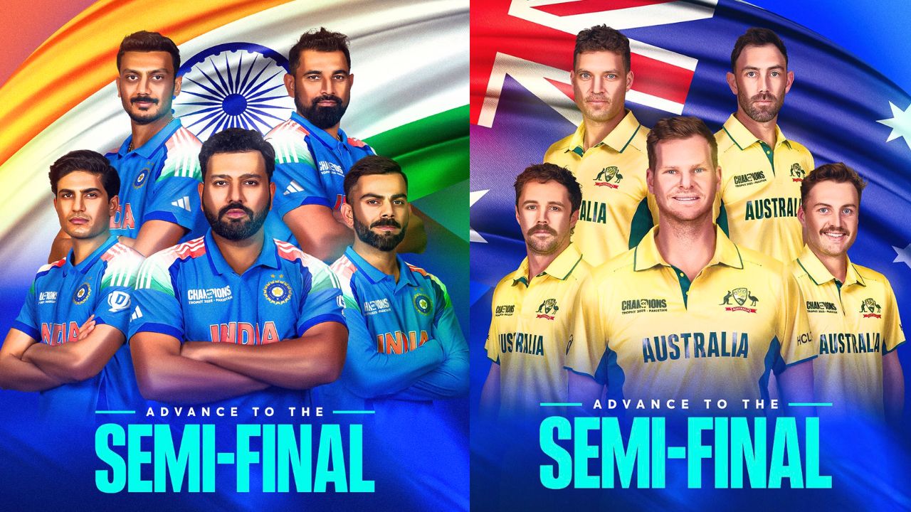 Team India Probable Playing XI For Semi Finals Of Champions Trophy 2025 IND Vs AUS