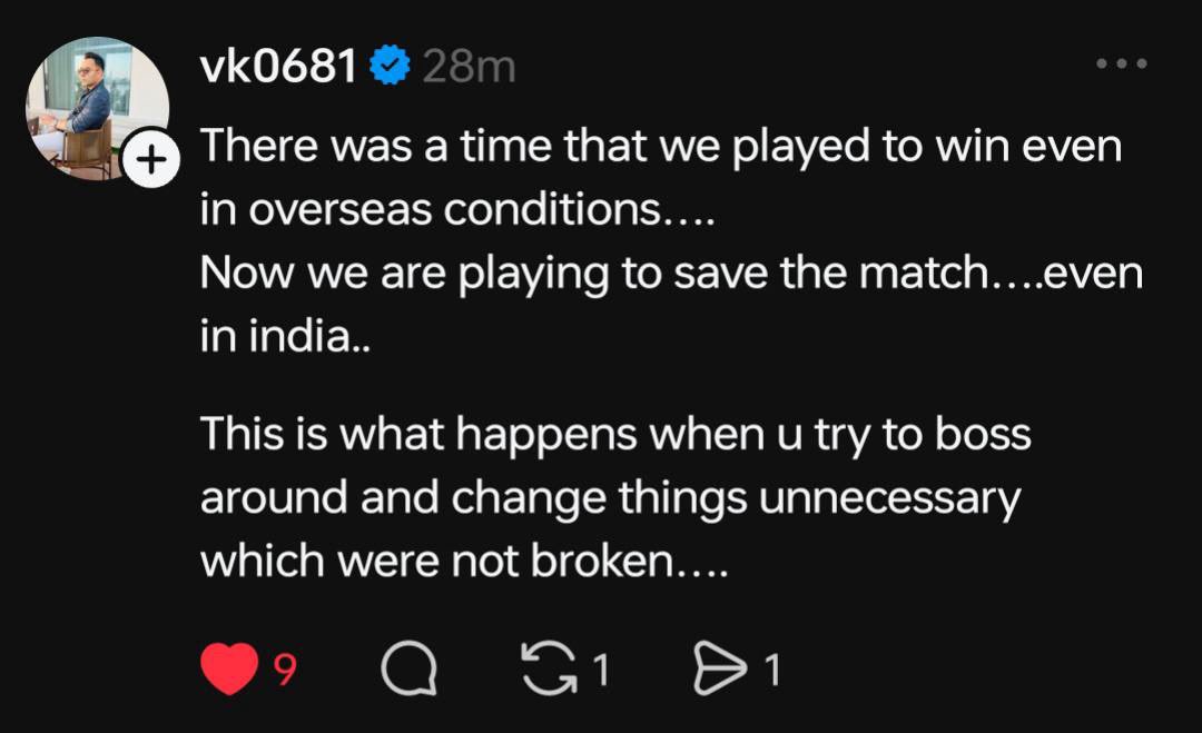 Virat Kohli Big Brother Vikas Kohli Post