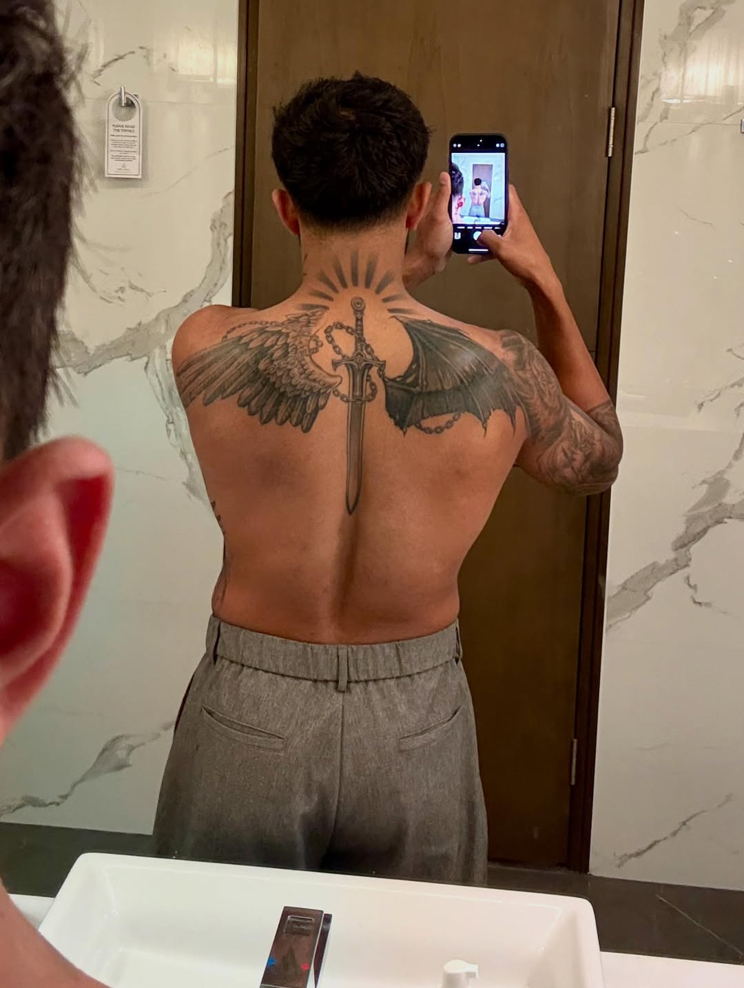 Nitish Kumar Reddy Tattoo viral on Social Media fans remember Harry Potter