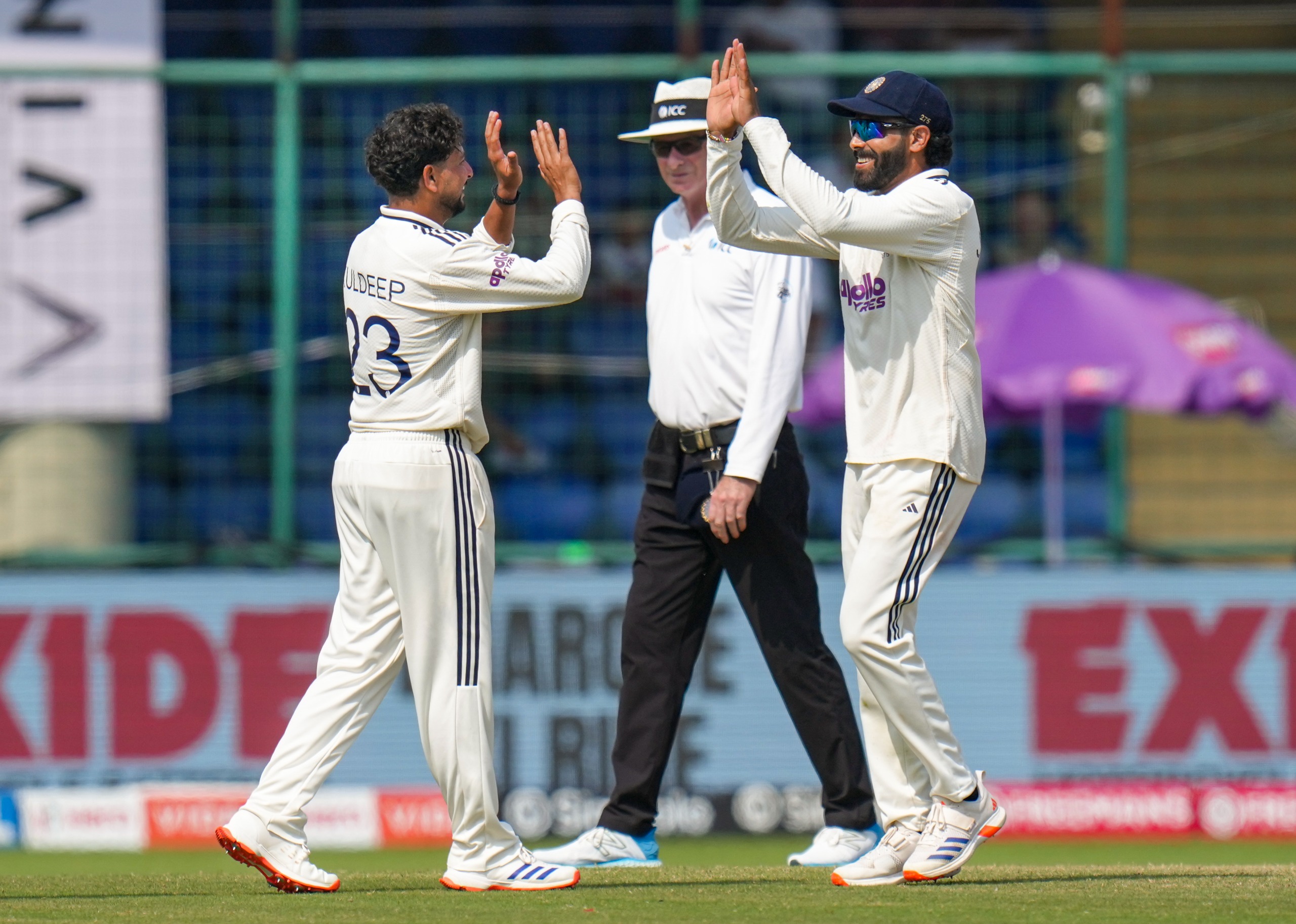 Kuldeep Yadav and Ravindra Jadeja