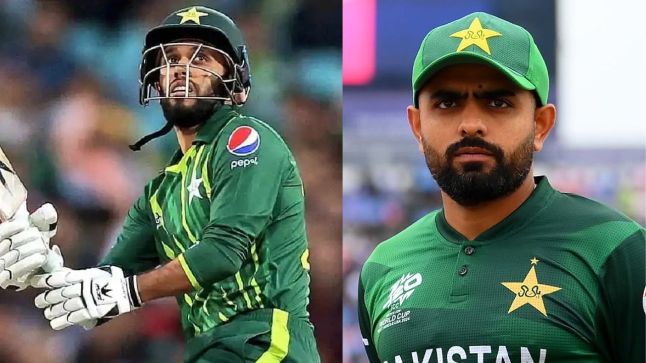 Babar Azam and Mohammad Haris