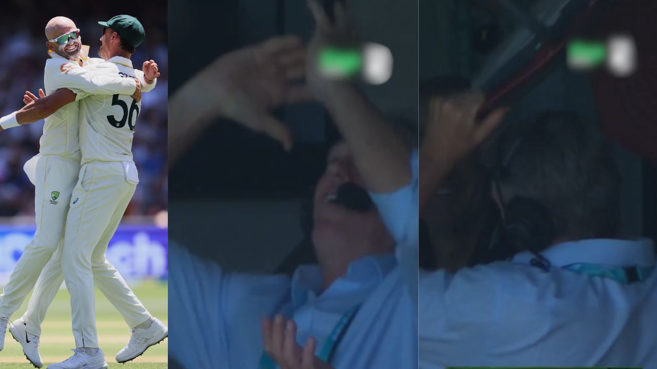 Nathan Lyon big achievement Glenn McGrath reaction video goes viral aus vs eng ashes 2025