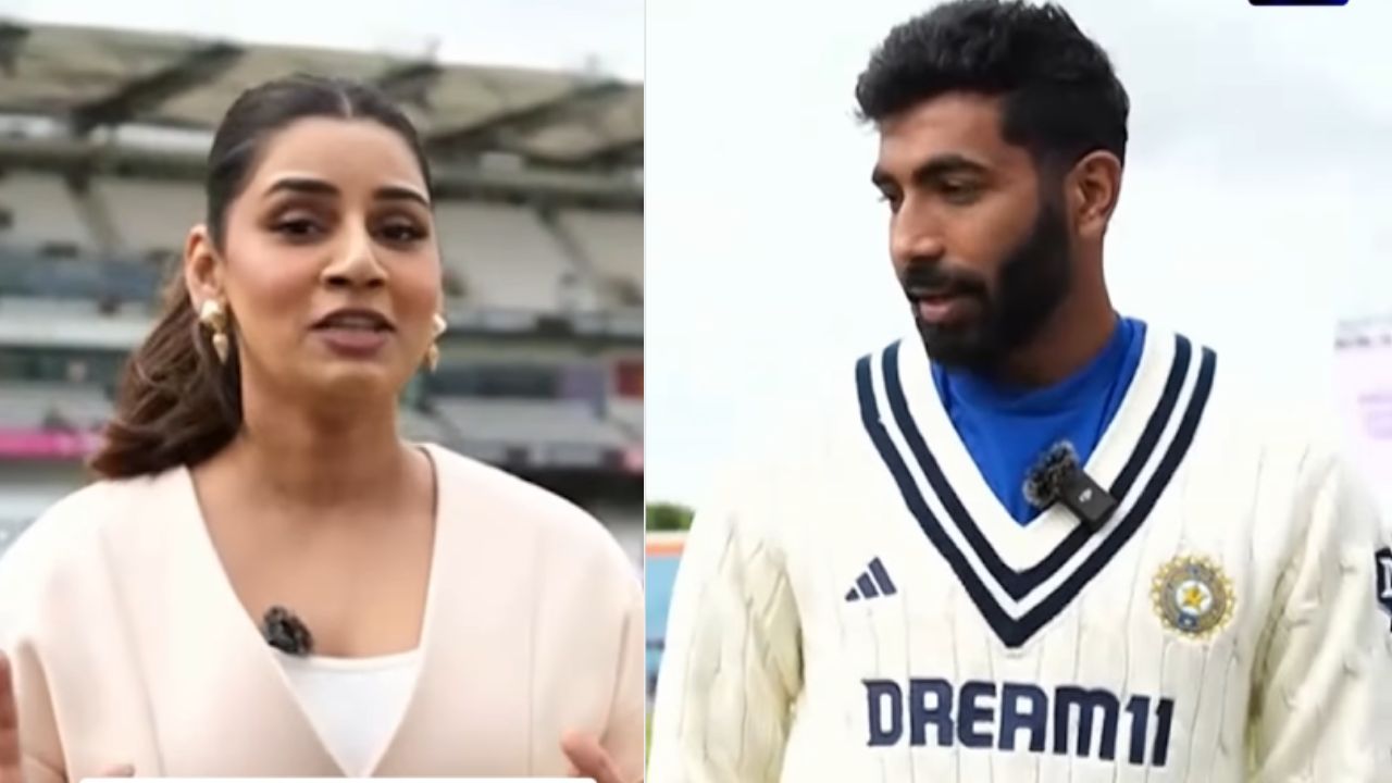 Sanjana Ganesan and Jasprit Bumrah