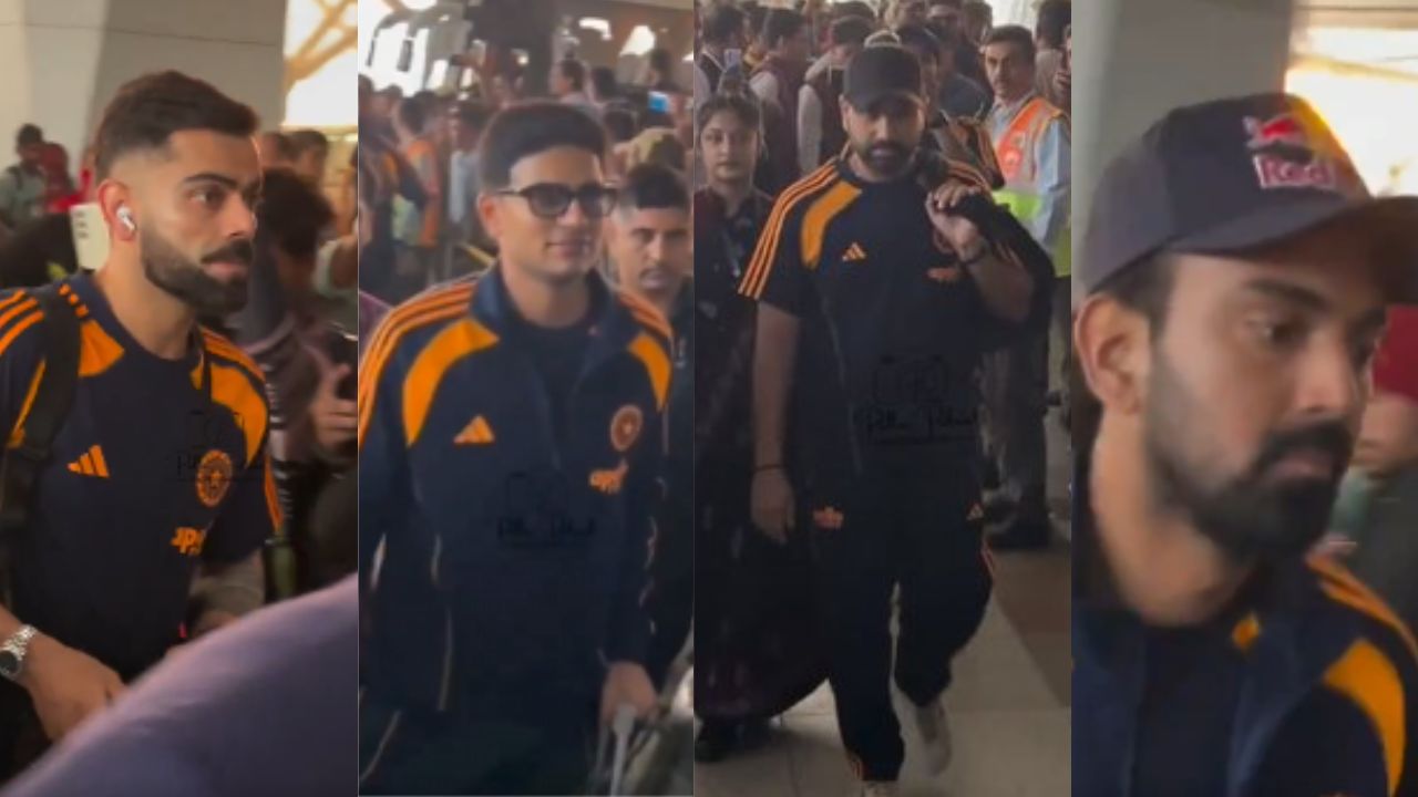 Team India fly for Australia