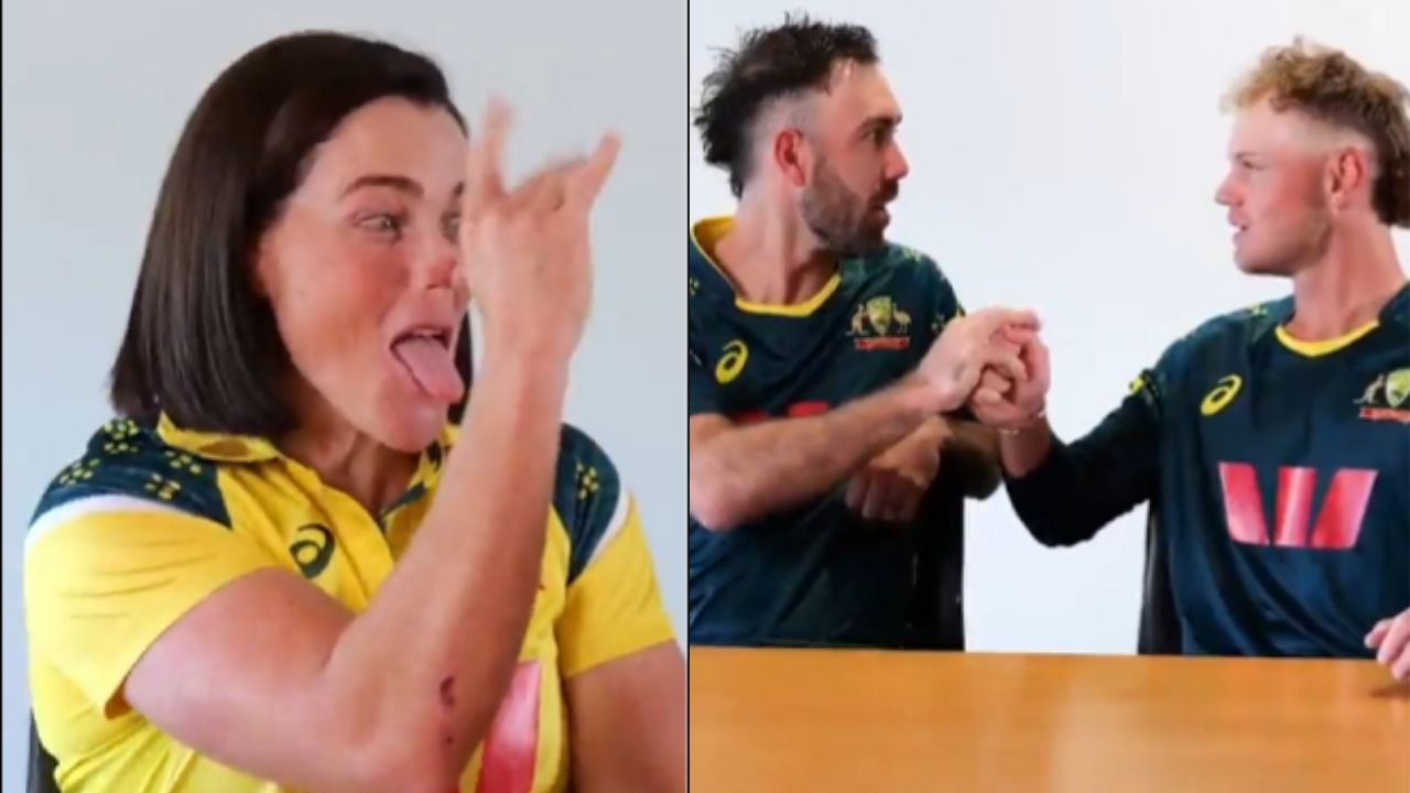 Australian Player make fun of No Handshake Controversy