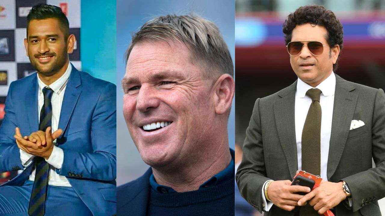 Sachin Tendulkar Virat Kohli MS Dhoni Shane Warne Ricky Ponting Most Richest Cricketer List