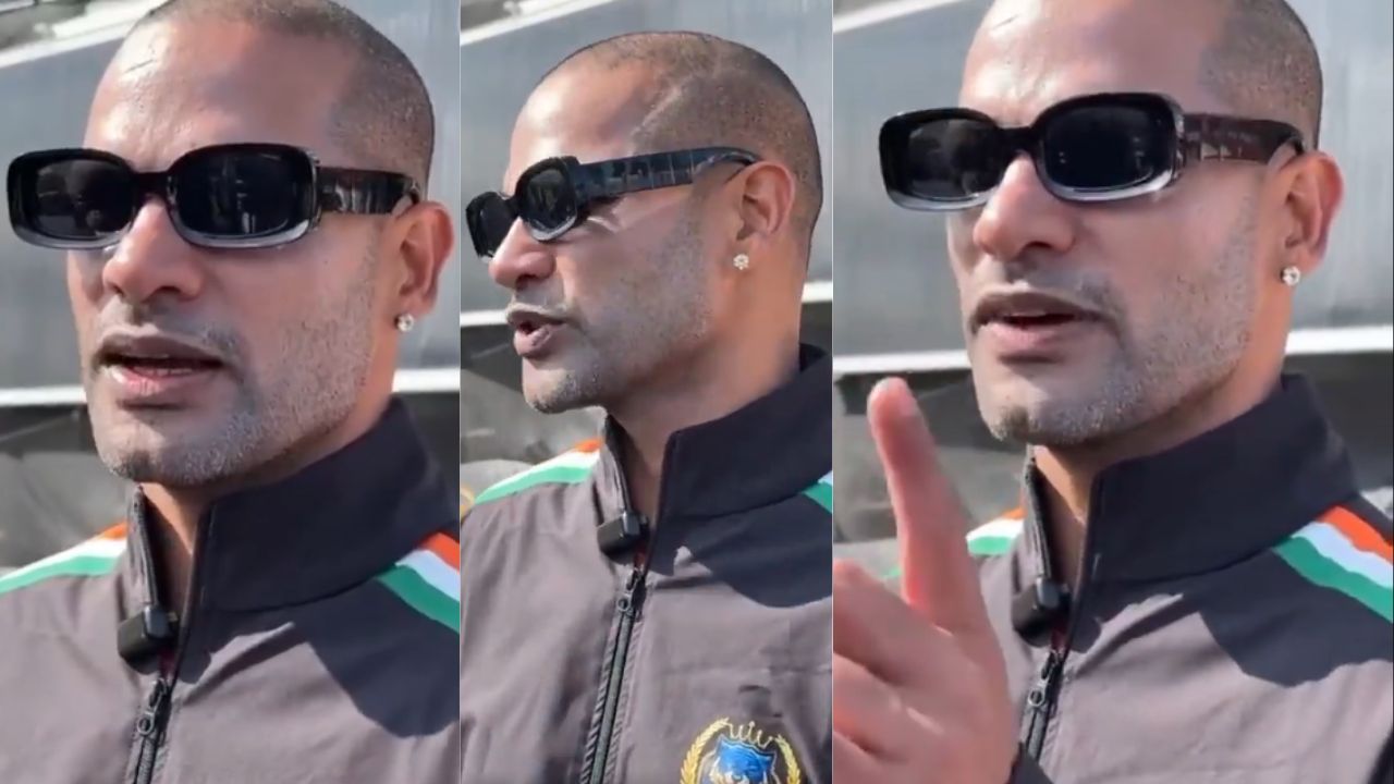 Shikhar Dhawan get Angry