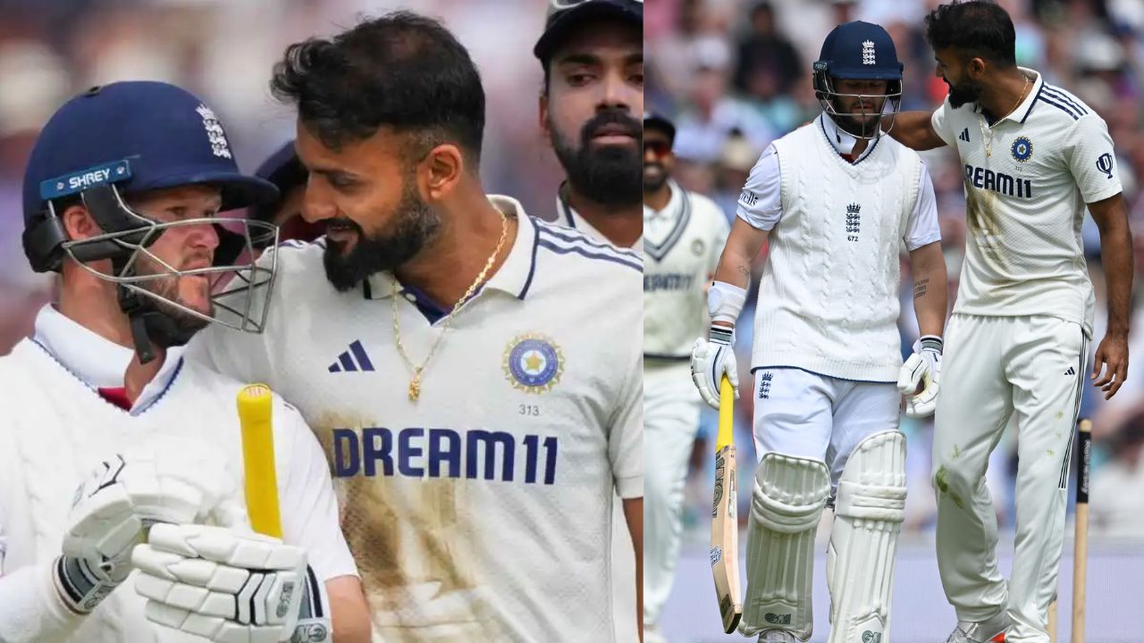 Akash Deep and Ben Duckett