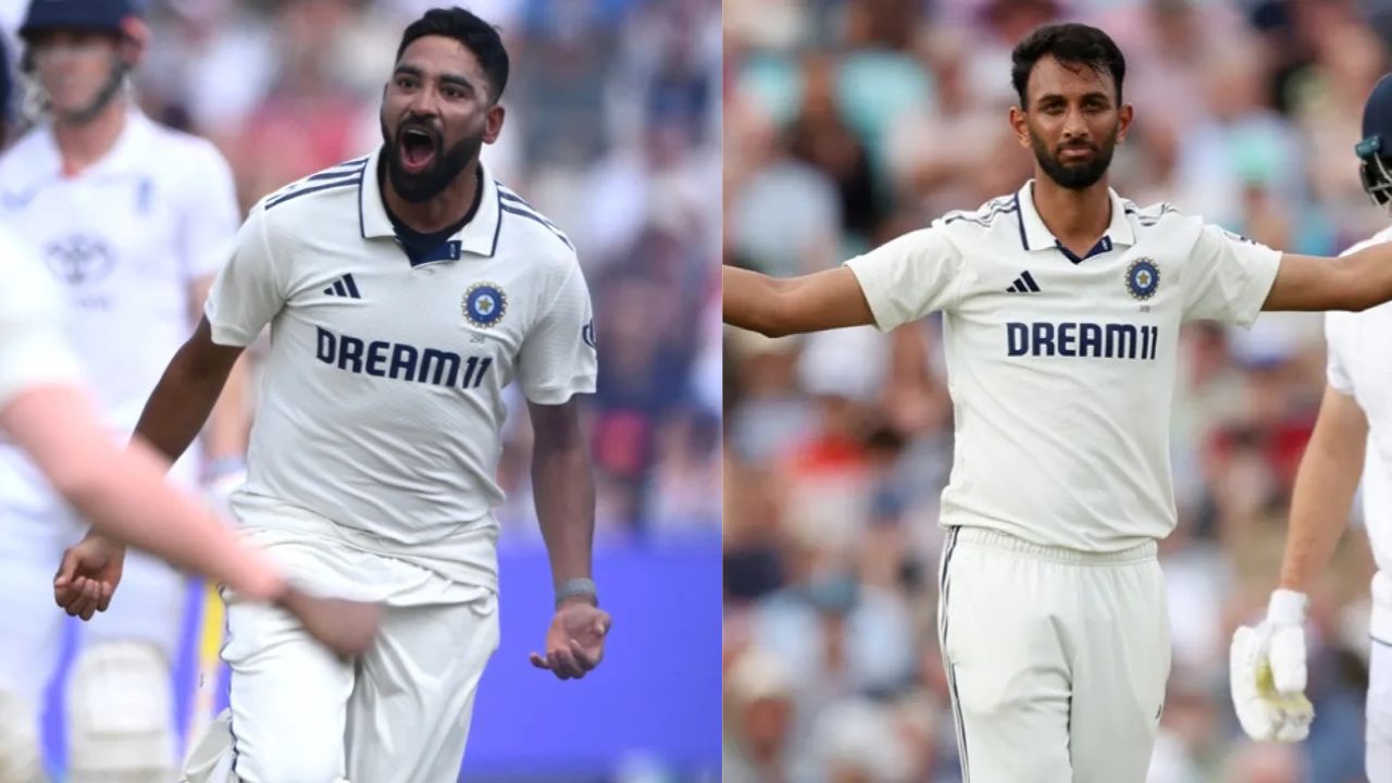 Mohammed Siraj and Prasidh Krishna