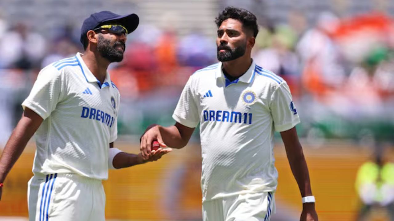 Mohammed Siraj and Jasprit Bumrah