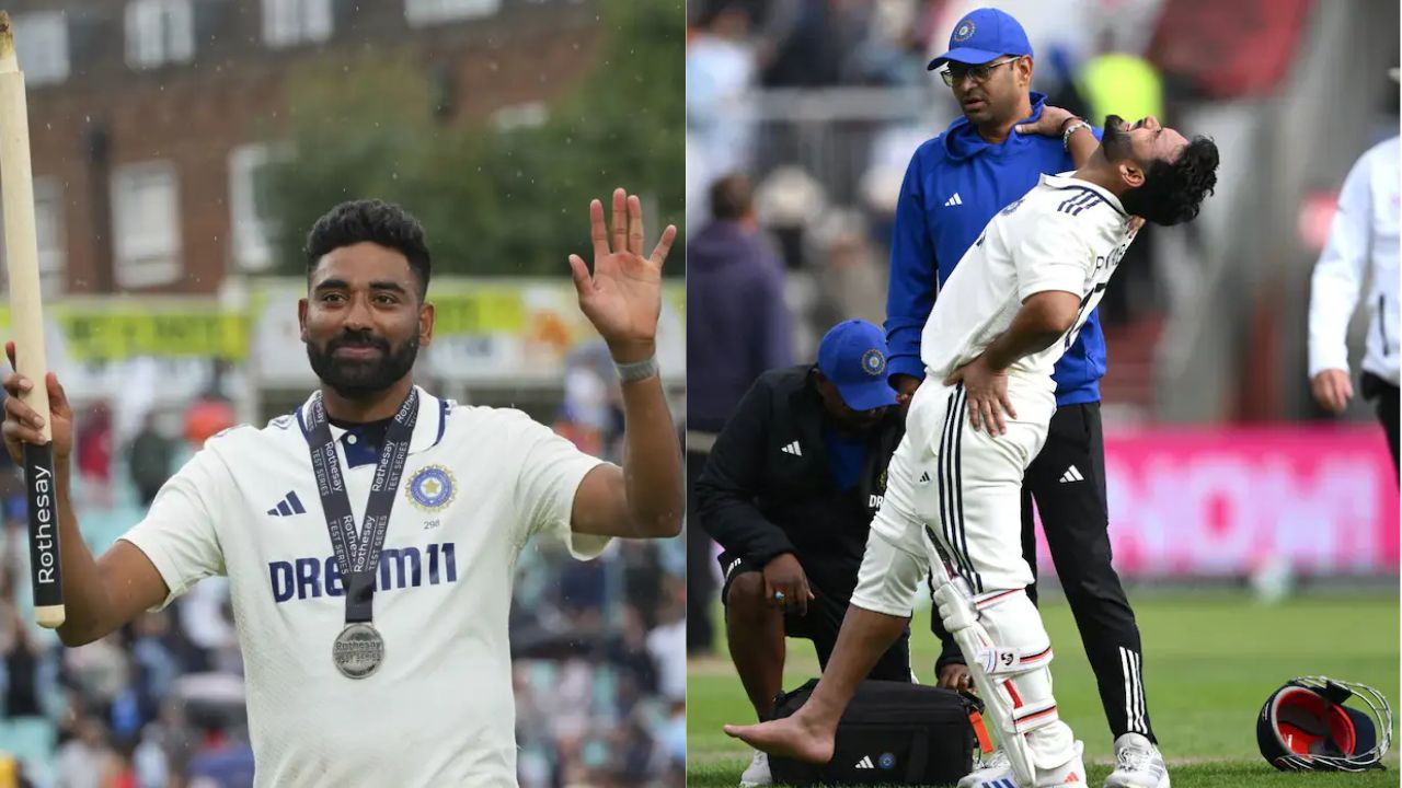Mohammed Siraj and Rishabh Pant Mohammed Siraj and Rishabh Pant
