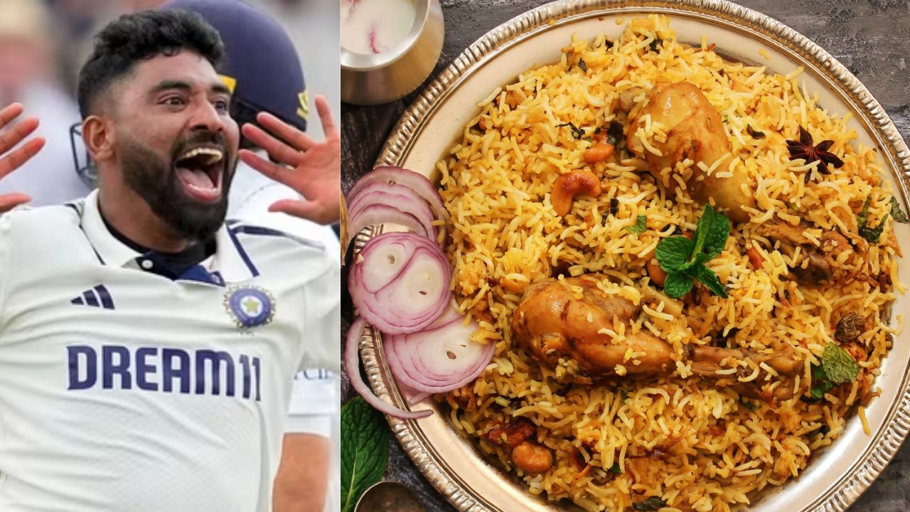 Mohammed Siraj stop eating Biryani for India Mohammed Siraj stop eating Biryani for India