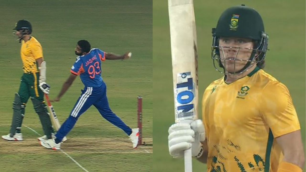 Jasprit Bumrah and Dewald Brevis