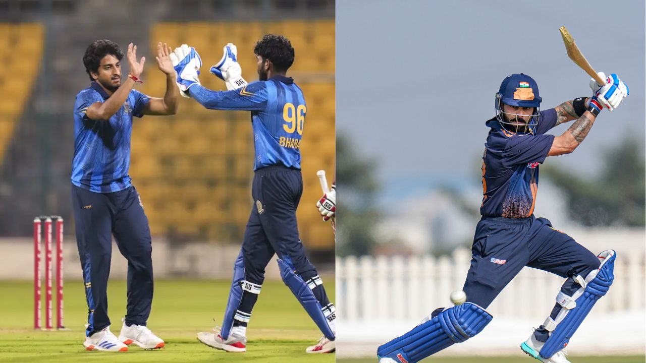 Who is pvsn raju who take wicket of Virat Kohli in Vijay hazare Trophy Andhra Pradesh vs Delhi