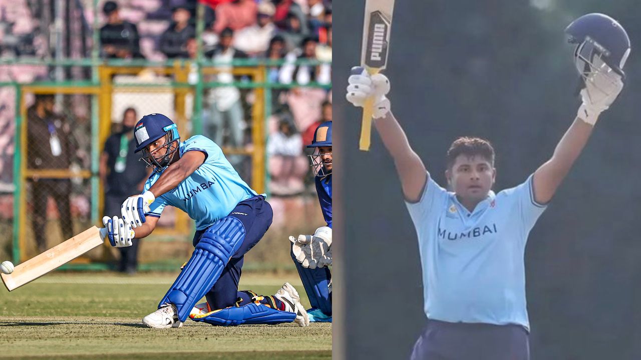 Sarfaraz Khan Century