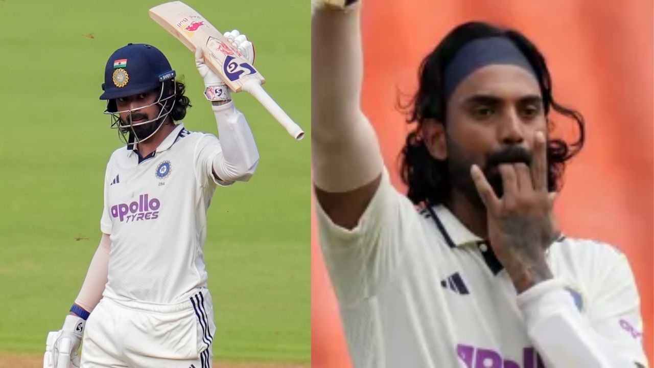 KL Rahul Century Celebration