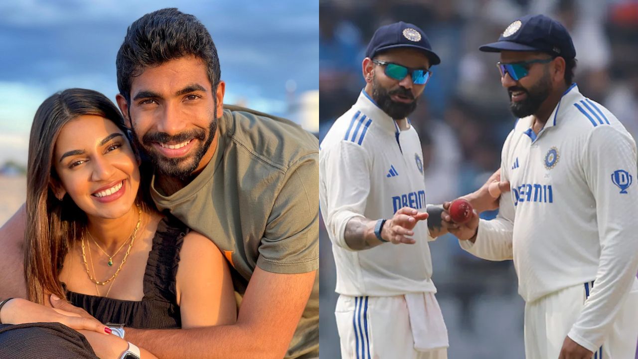 Jasprit Bumrah-Sanjana Ganesan and Virat Kohli-Rohit Sharma