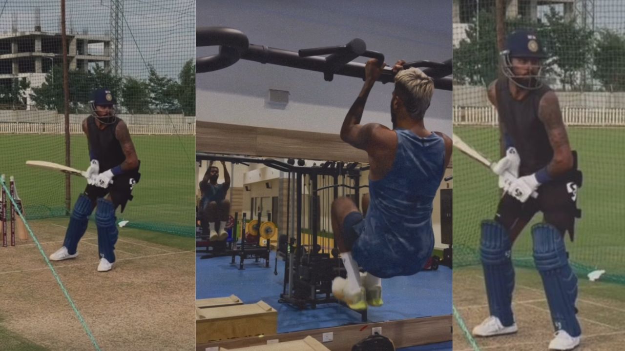 Hardik Pandya Practicing Hard for SA Series