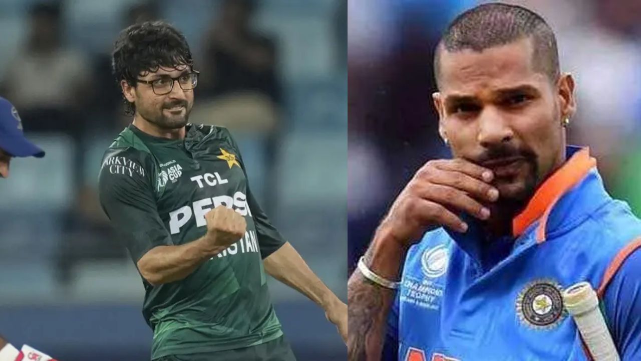 Abrar Ahmed And Shikhar Dhawan30 