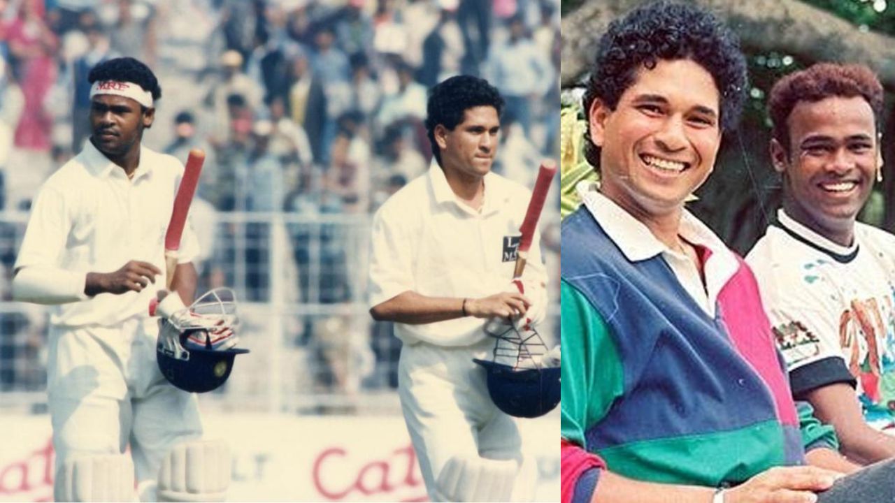 Vinod Kambli and Sachin Tendulkar