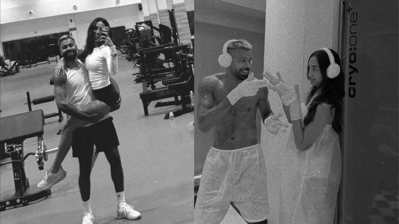 Hardik Pandya Share romantic photos with girlfriend mahieka Sharma