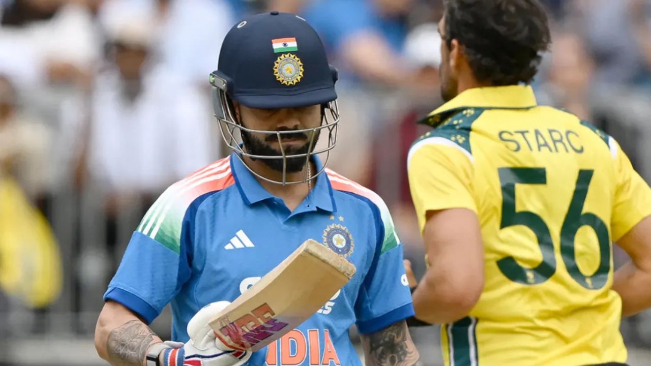 Virat Kohli Duck Out in IND vs AUS 1st ODI