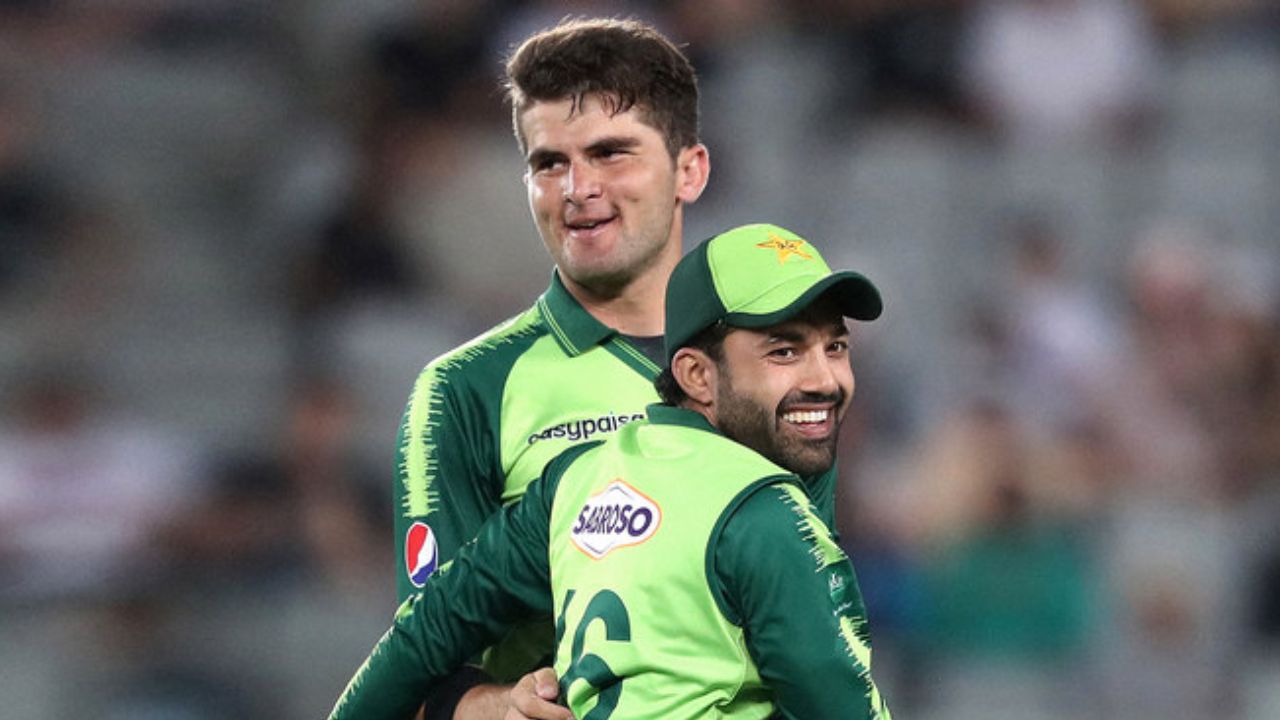 Shaheen Shah Afridi and Mohammad Rizwan