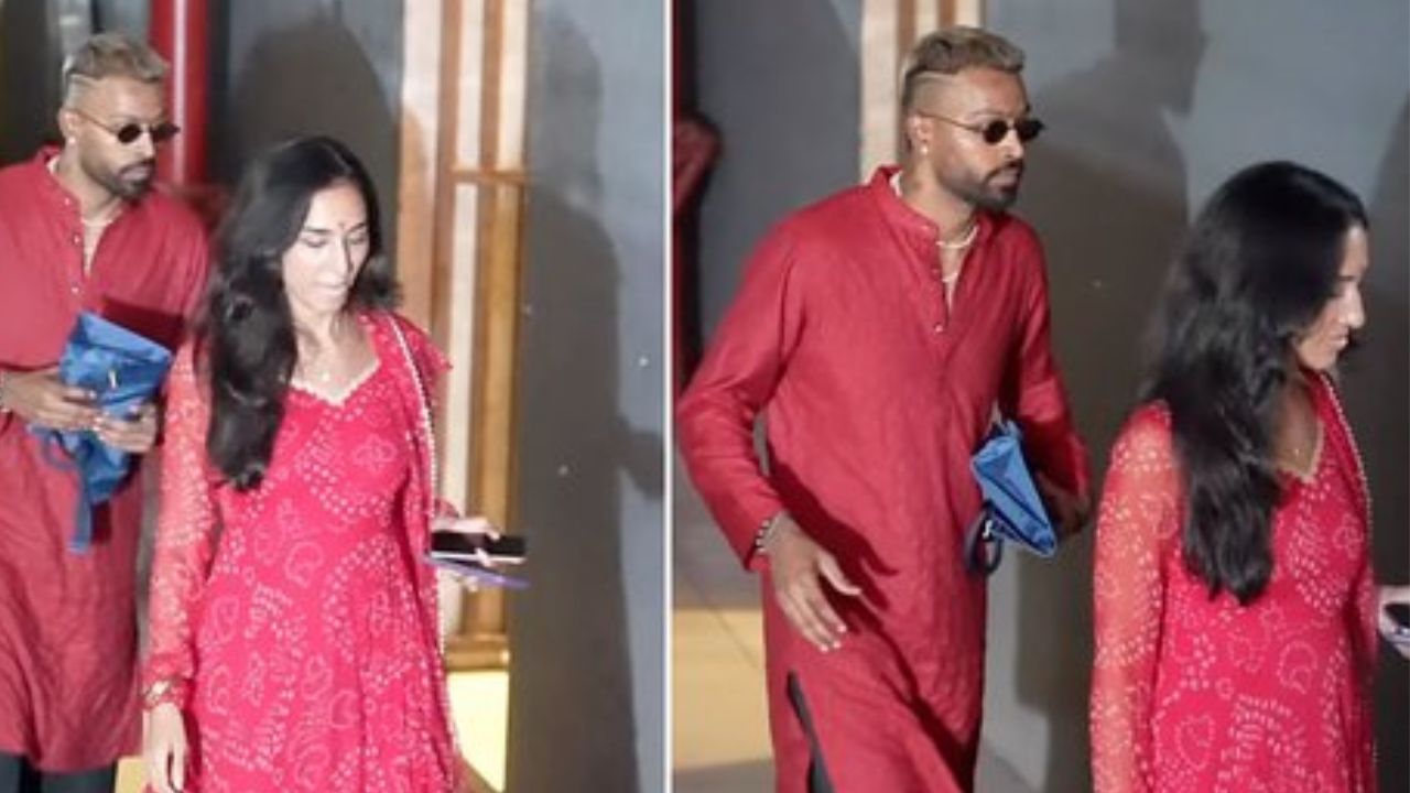 Hardik Pandya Spotted with girlfriend Mahieka Sharma on Diwali Evening Video Went Viral