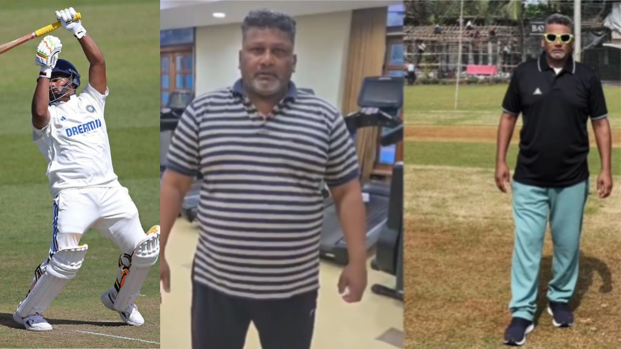 Sarfaraz khan father Naushad khan amazing transformation
