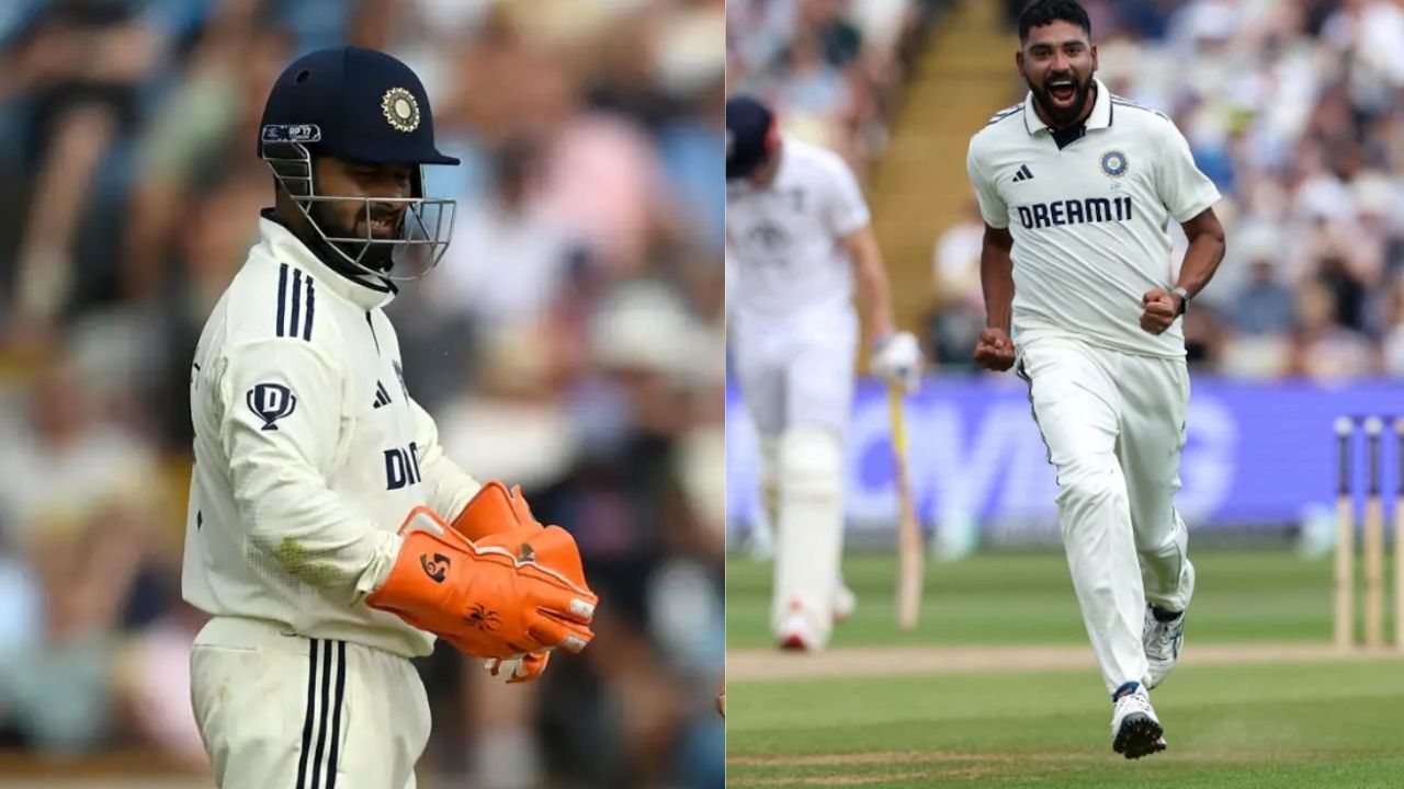 Mohammed Siraj and Rishabh Pant