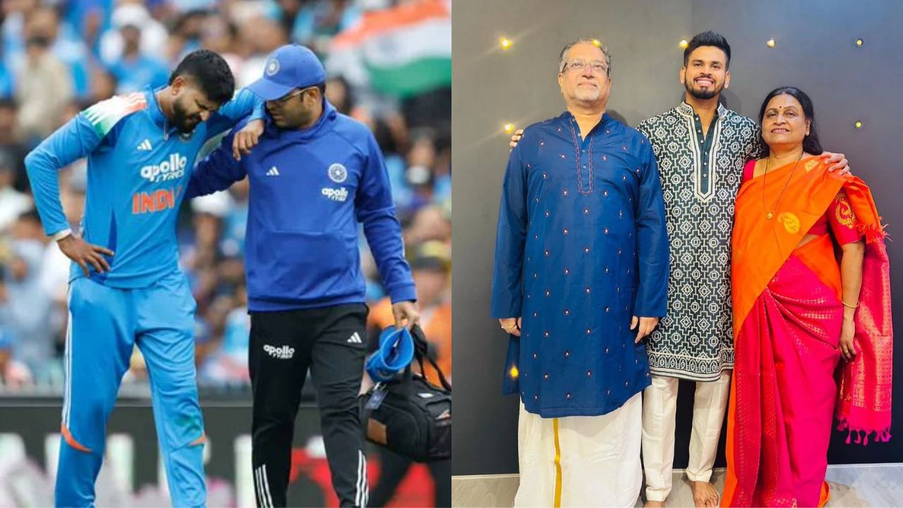 Shreyas Iyer injury admitted in ICU Parents will reach australia soon