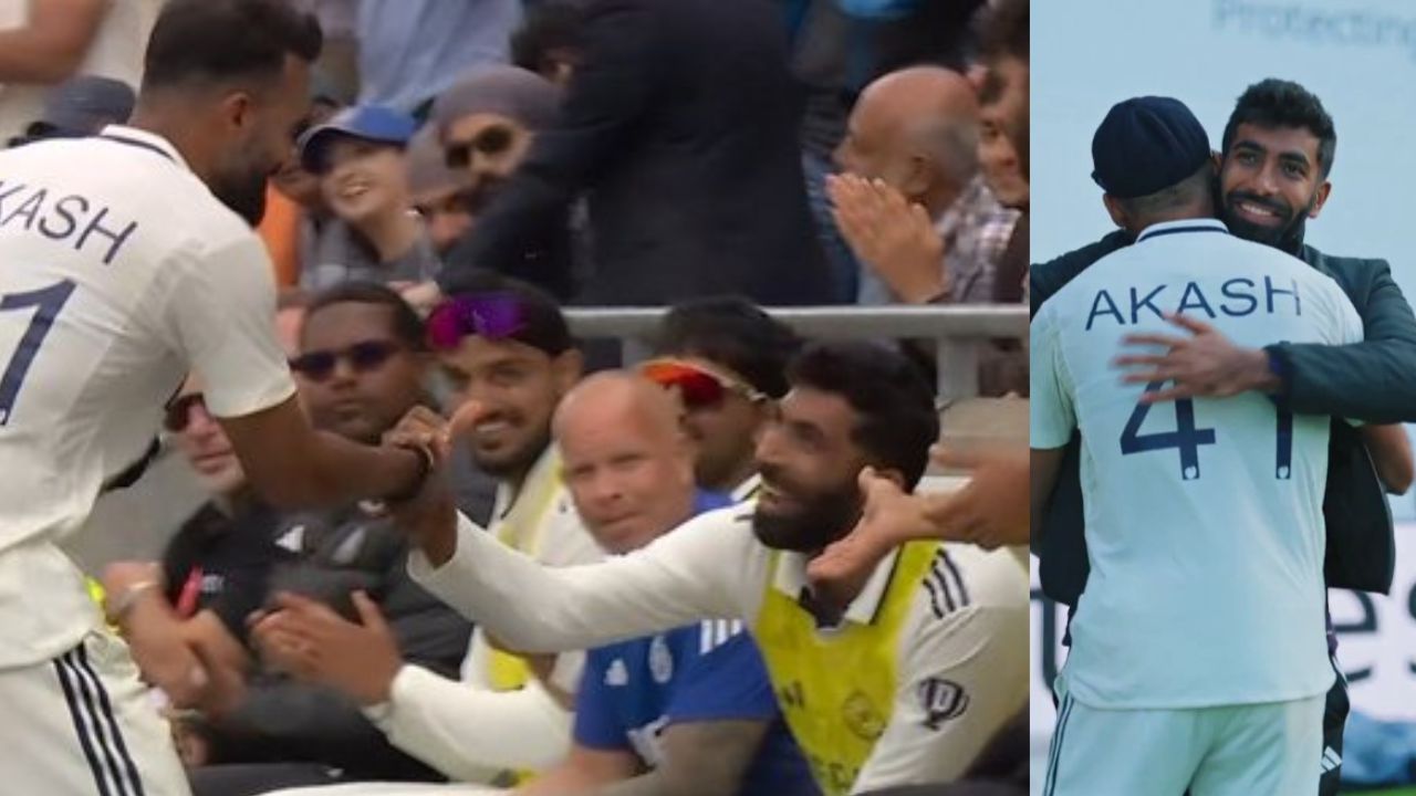 Jasprit bumrah appreciate Akash deep