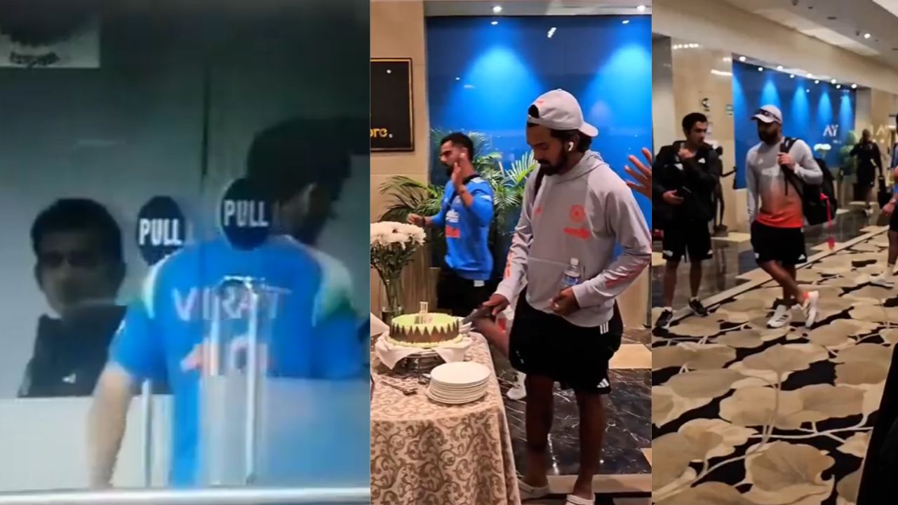 Virat Kohli ignores Gautam Gambhir in dressing room and celebration time whats the scene of Indian dressing room