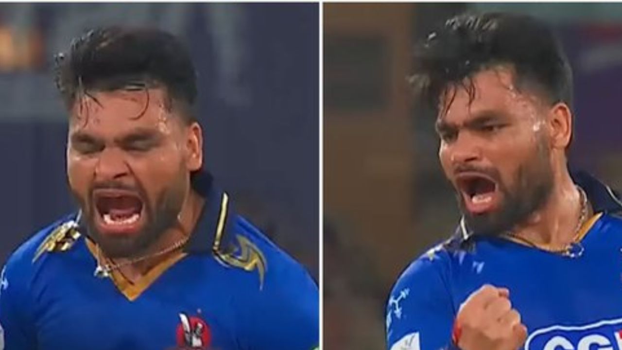 Rinku Singh Aggressive Celebration