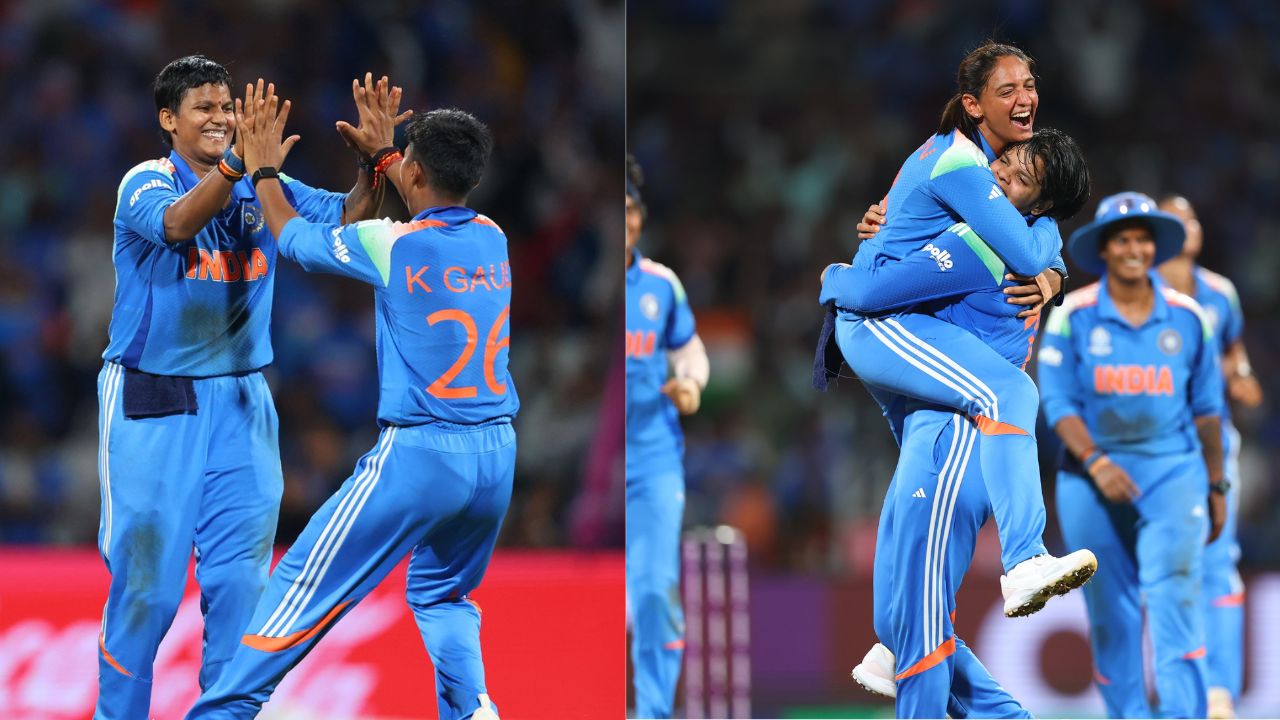 Image 8Indian Women team beat South Africa in Women's World Cup 2025 Final 5