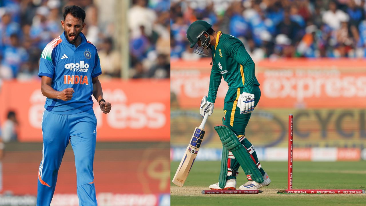 Prasidh Krishna make clean bold to Quinton de Kock