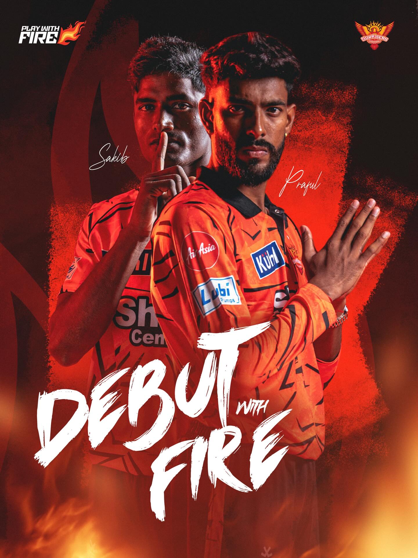 SRH vs RR: Praful Hinge and Sakib Hussain