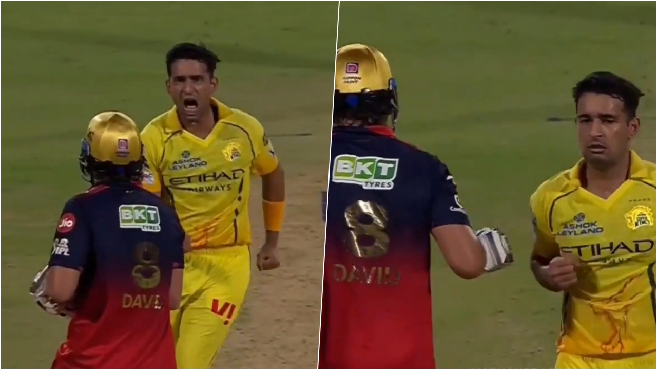Anshul Kamboj And Tim David RCB Vs CSK