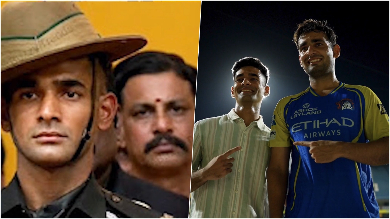 Anshul Kamboj Meets His Lookalike