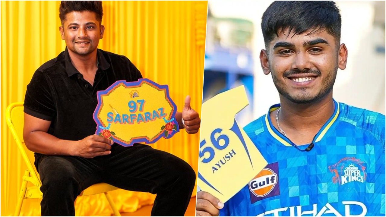 Ayush Mhatre And Sarfaraz Khan IPL 2026
